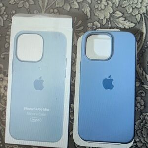 Apple iPhone 14 Pro Max Silicone Case - Light Blue